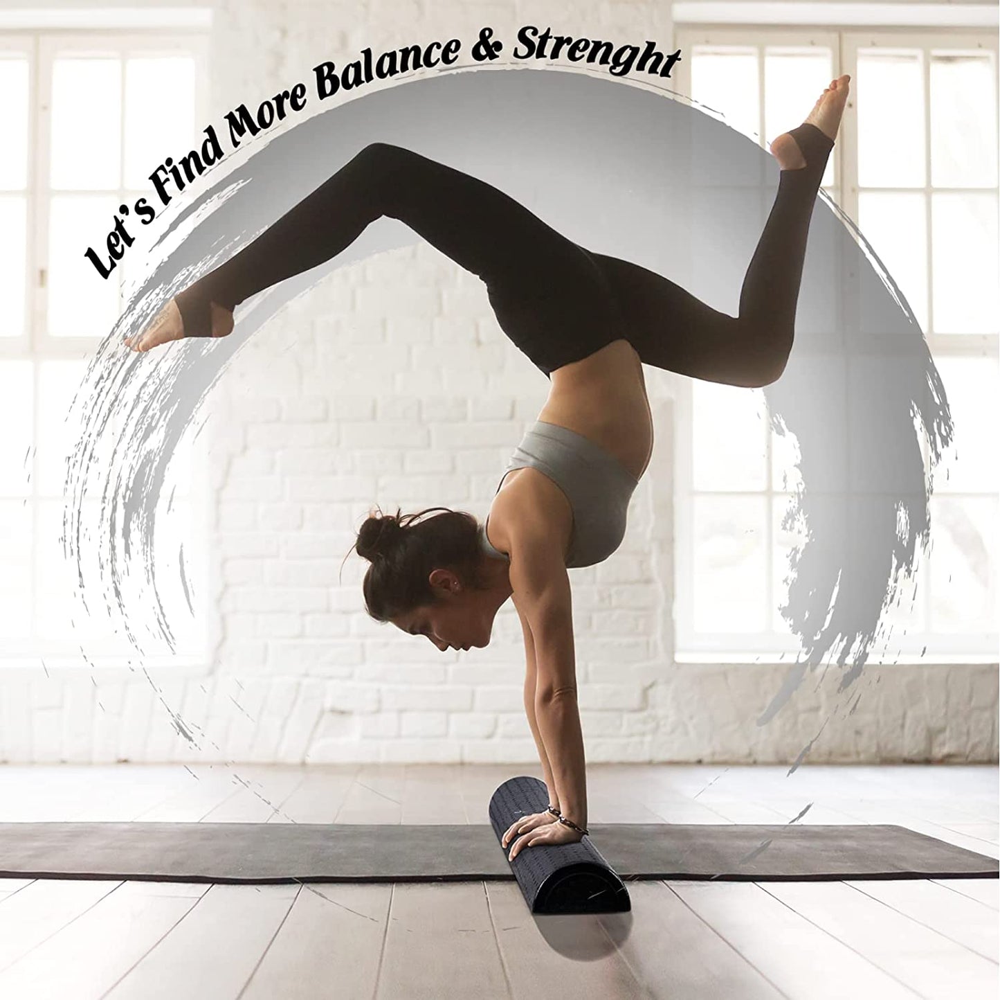 Yes4All High Density Half Round Foam Roller