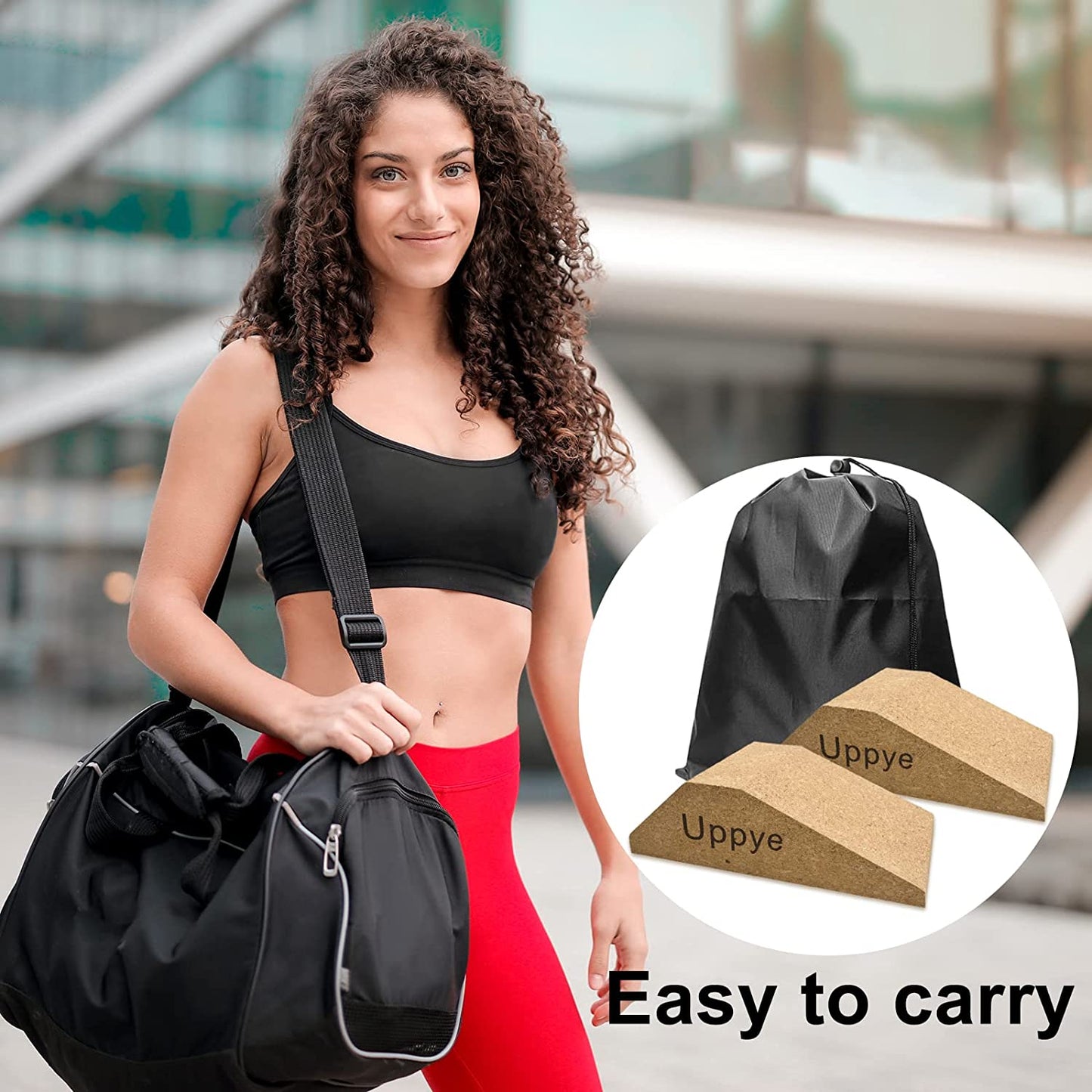 Uppye Cork Squat Wedge Block