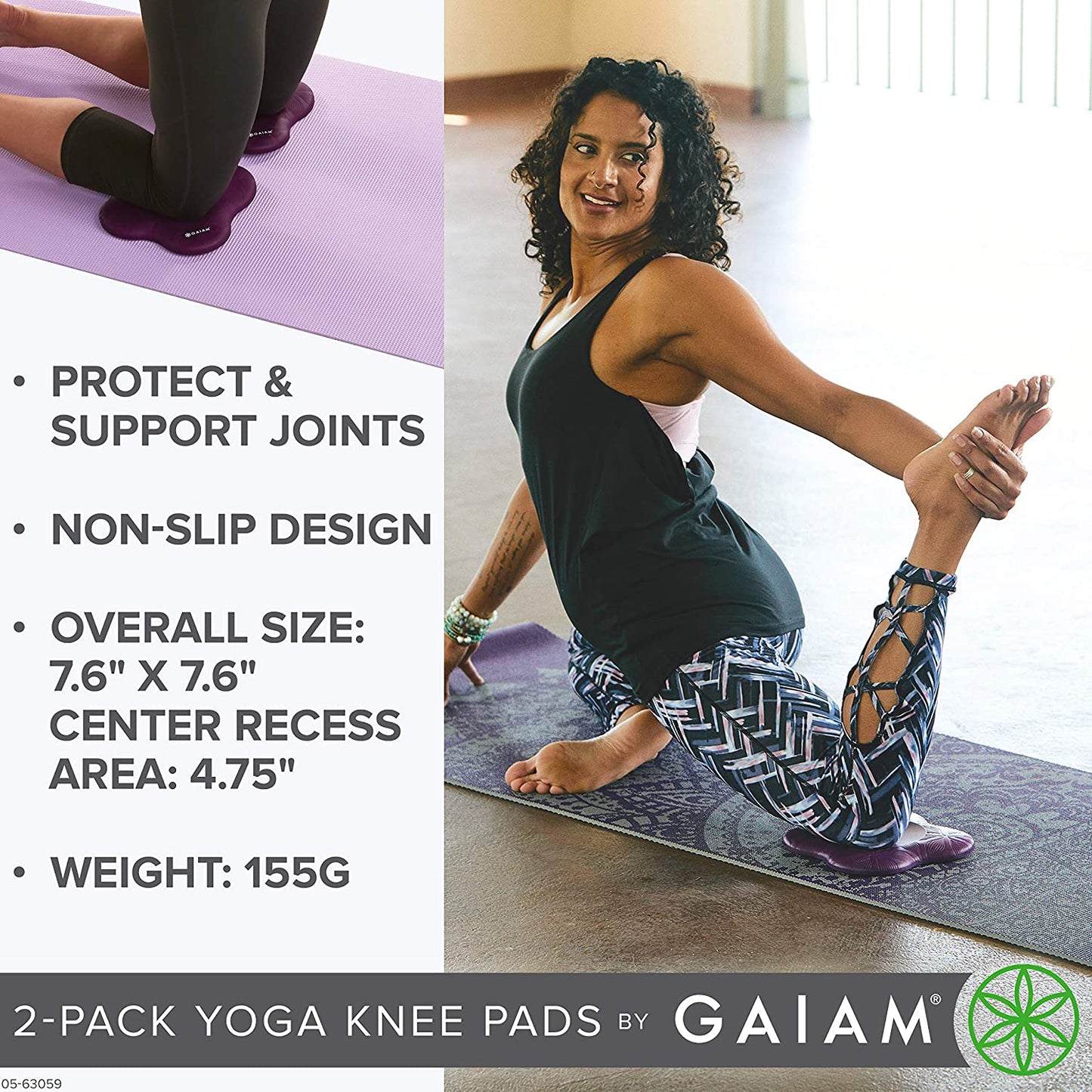 Gaiam Yoga Knee Pads