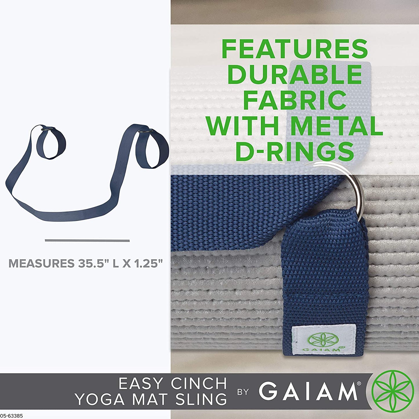 Gaiam Easy-Cinch Yoga Mat Sling