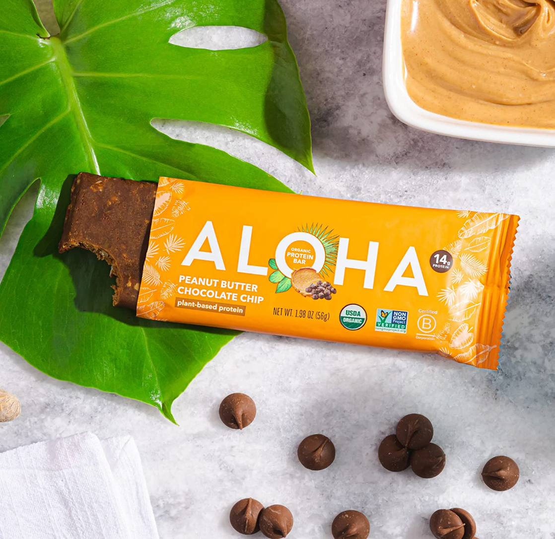 ALOHA Organic Plant Based Protein Bars