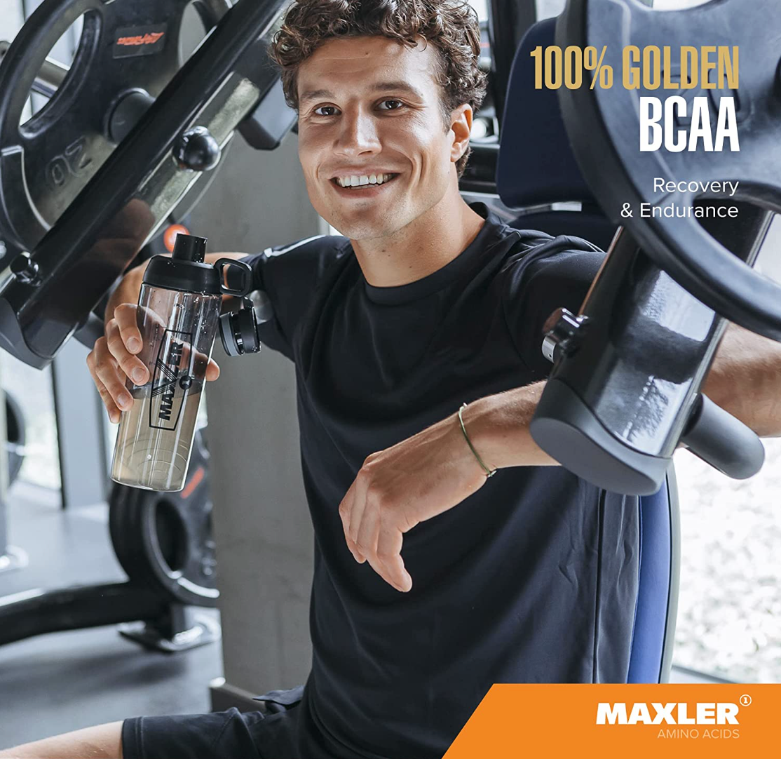 Maxler 100% Golden BCAA Powder - Intra & Post Workout Recovery Drink