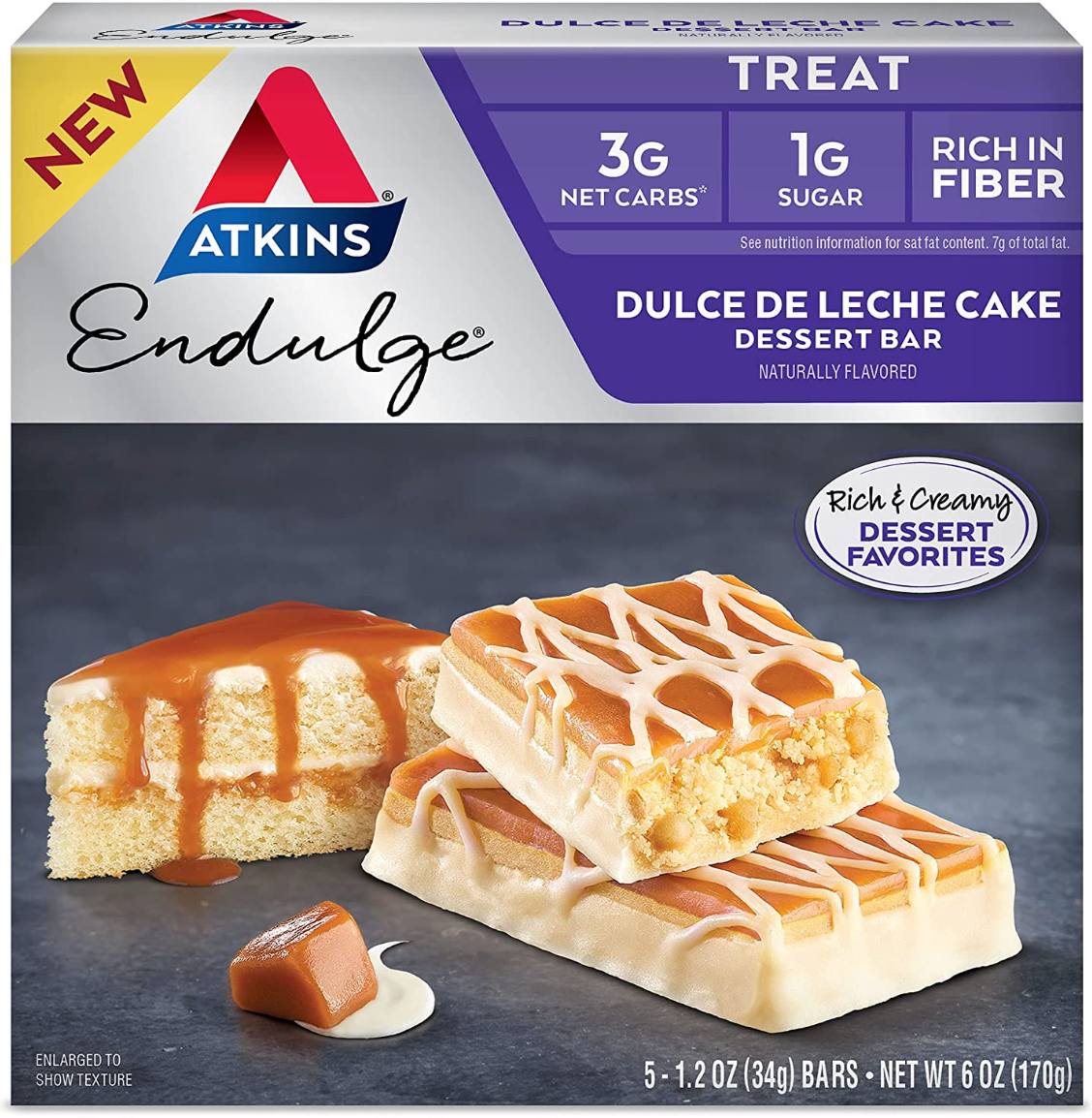 Atkins Endulge Treat Strawberry Cheesecake Dessert Bar
