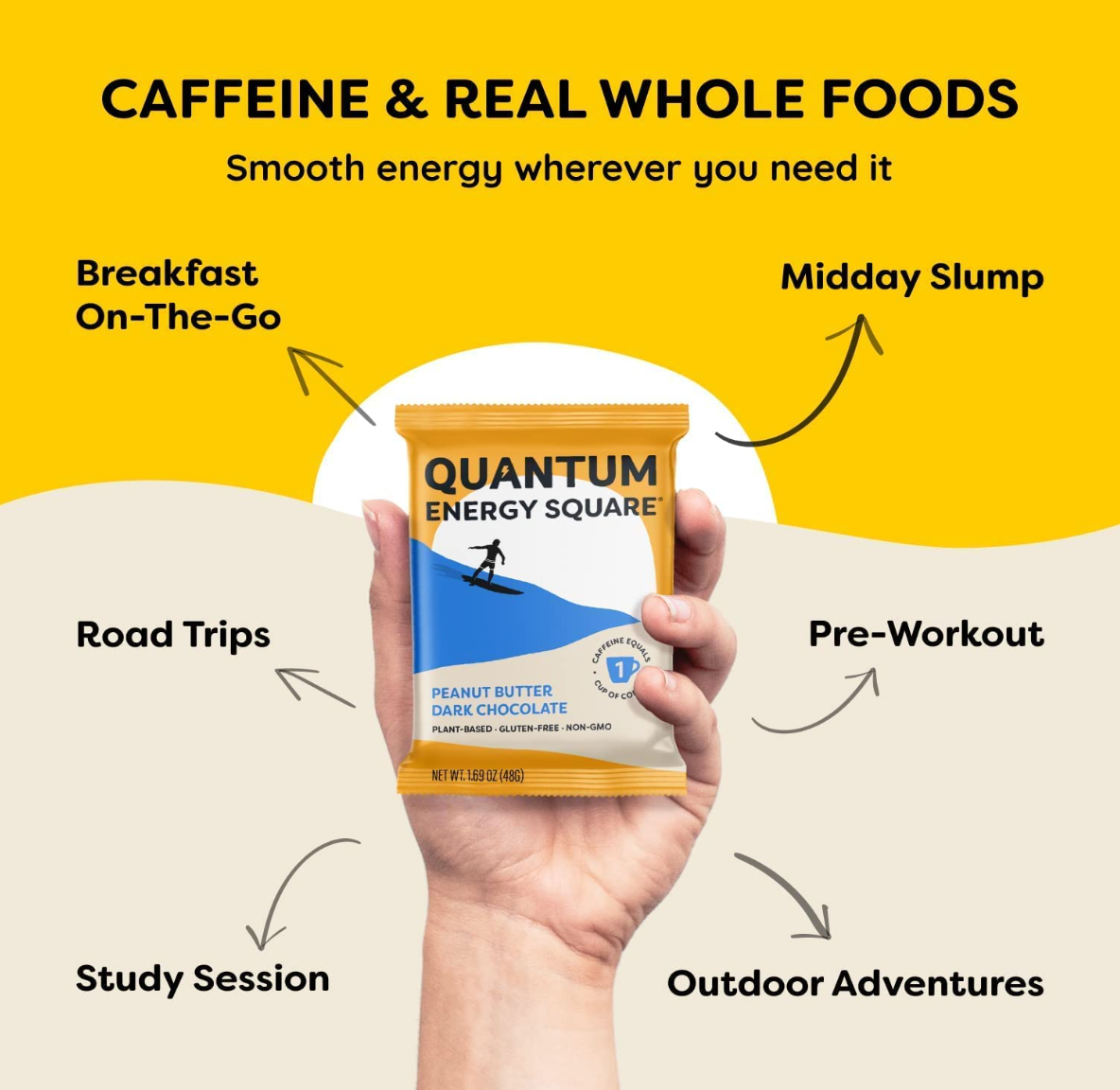 Organic Caffeinated Energy Bars