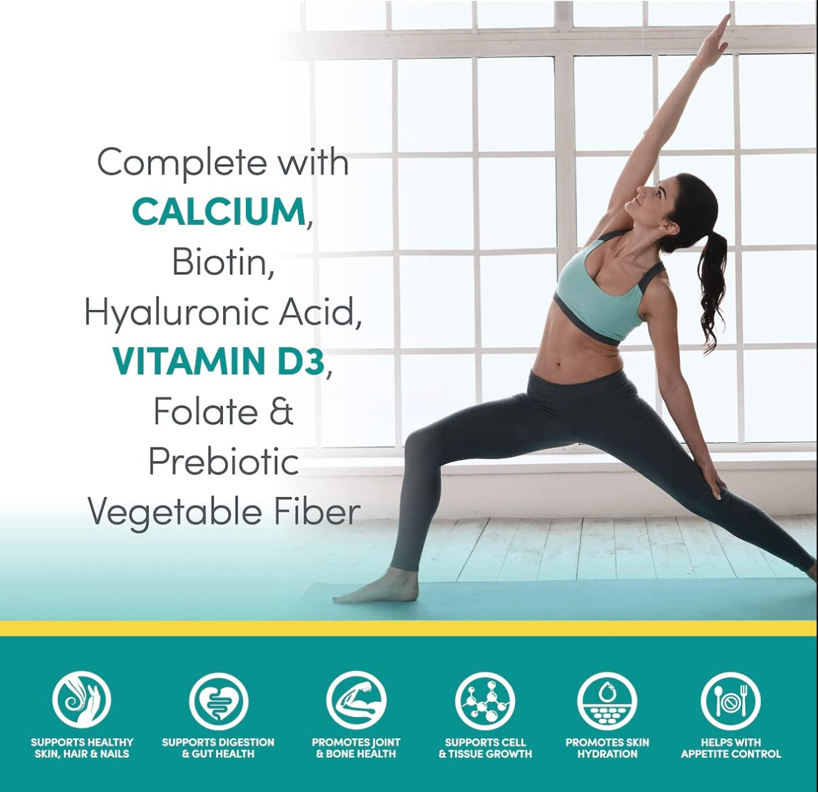 Soy Isolate Protein Powder with Biotin