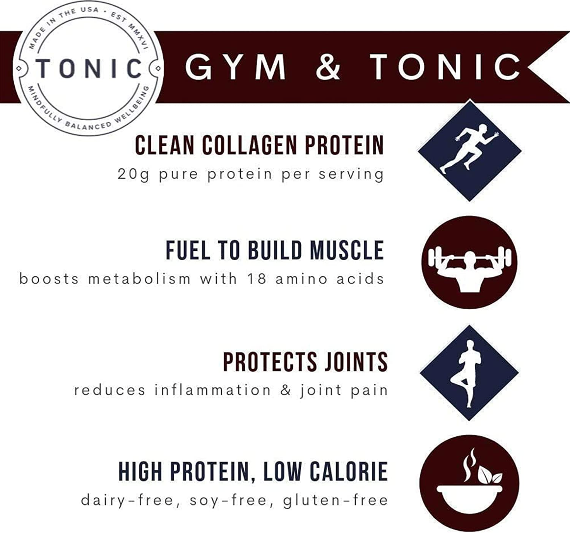 Gym & Tonic Low Calorie Collagen Protein Powder