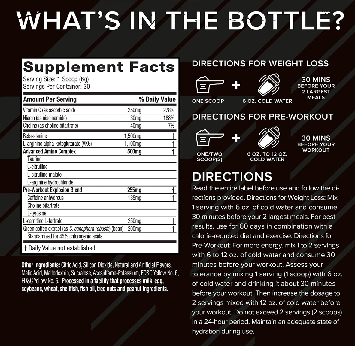 Six Star Pre Workout