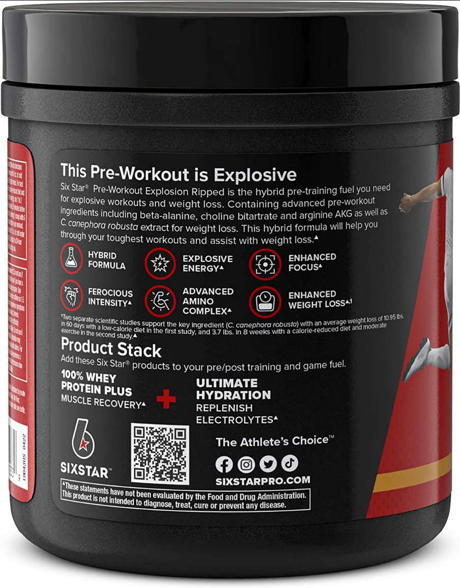 Six Star Pre Workout