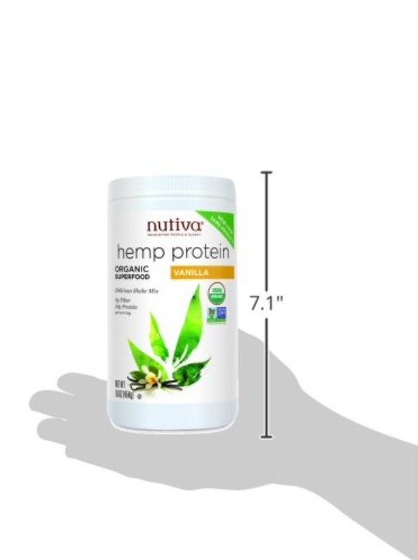 Nutiva Organic Cold-Pressed Hemp Seed Protein Powder