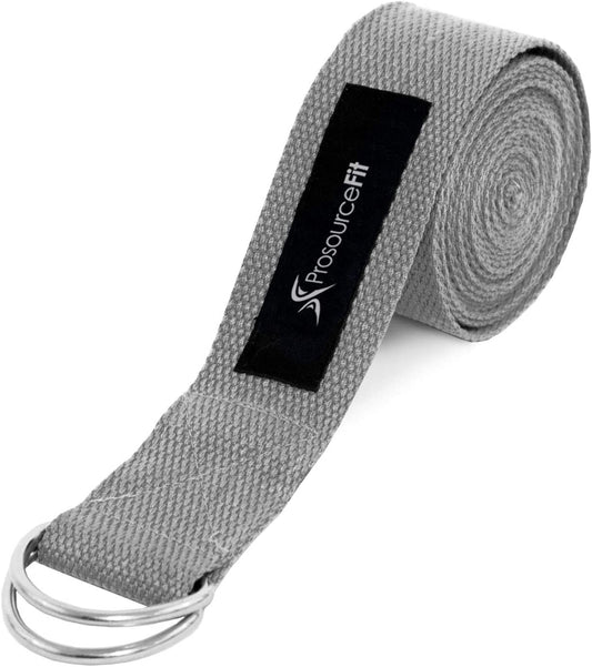 Prosource Fit Metal D-Ring Yoga Strap