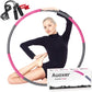 Auoxer Fitness Exercise Weighted hoops
