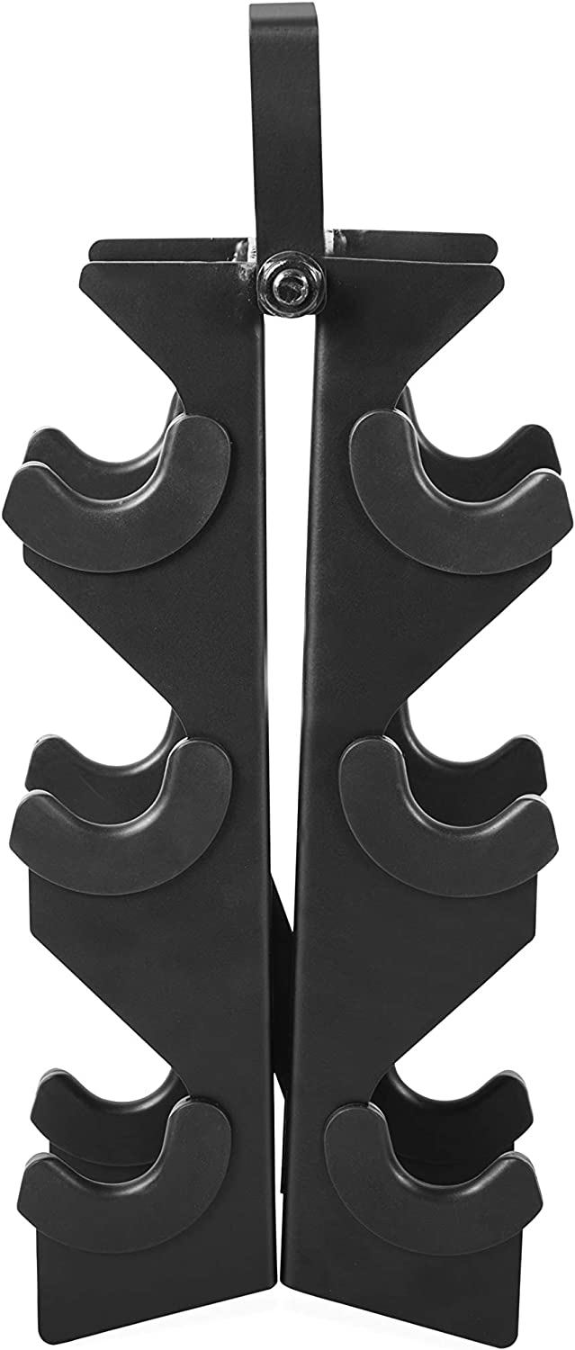 CAP Barbell Black Neoprene Coated Dumbbell Weights