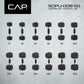 CAP Barbell Coated Dumbbell Weights