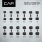 CAP Barbell Coated Dumbbell Weights