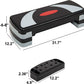 BalanceFrom Adjustable Workout Aerobic Stepper (Black)
