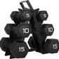 CAP Barbell Black Neoprene Coated Dumbbell Weights