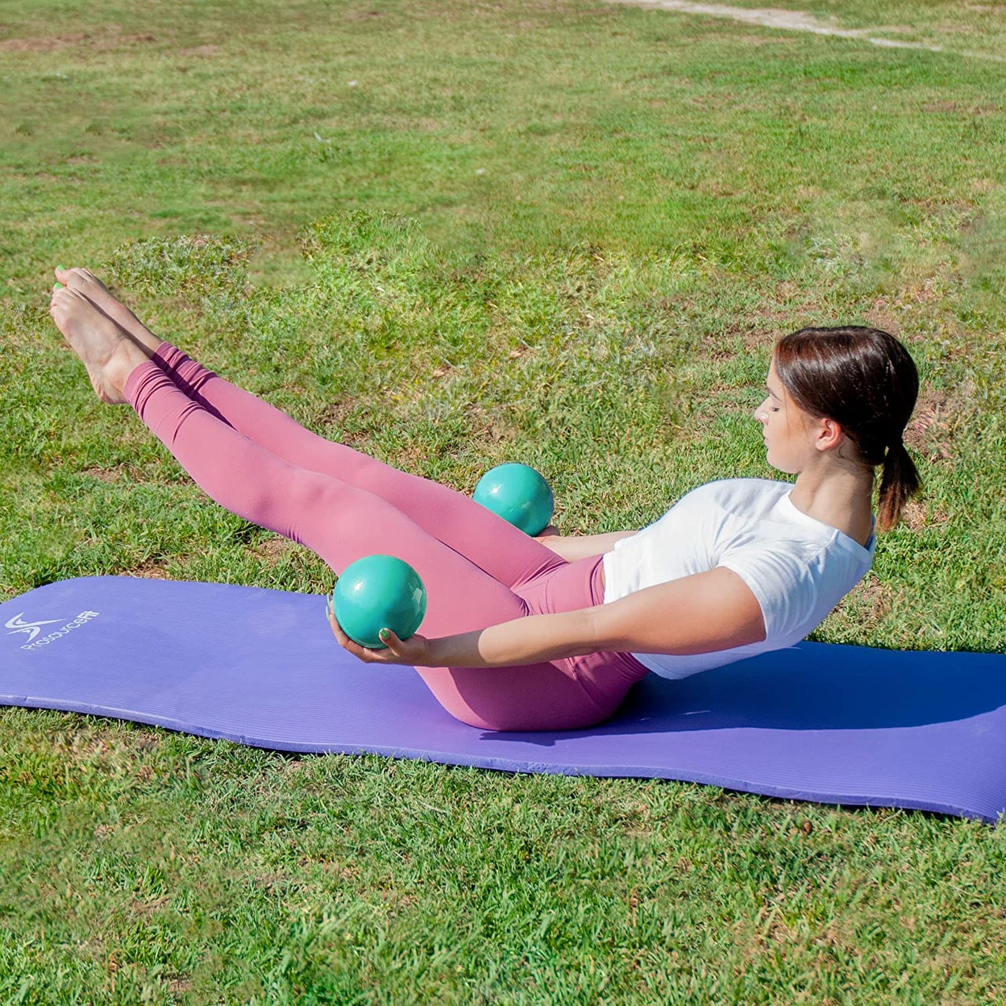 ProsourceFit Weighted Toning Exercise Balls for Pilates