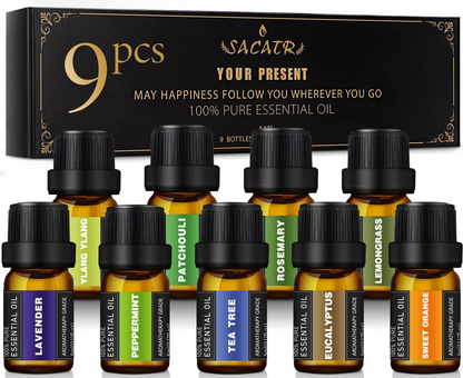 Organic Essential Oils Set