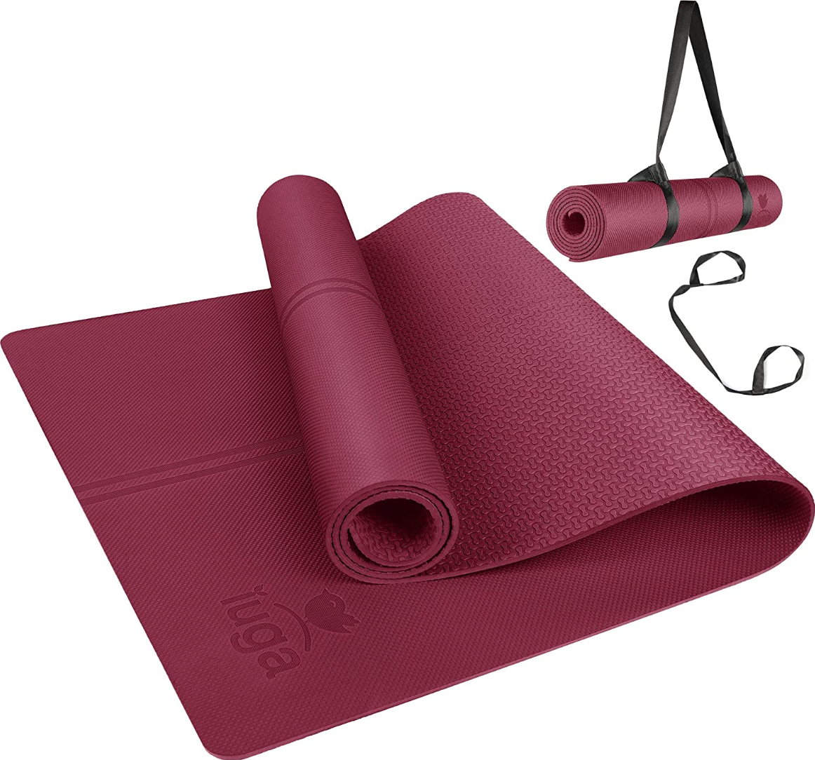 Position Line Yoga Mat