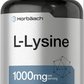 L-Lysine 1000mg | 100 Coated Caplets | Free Form Dietary Supplement